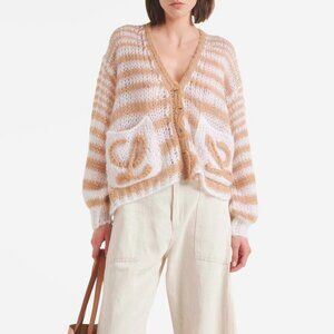 Loewe Anagram wool-blend cardigan